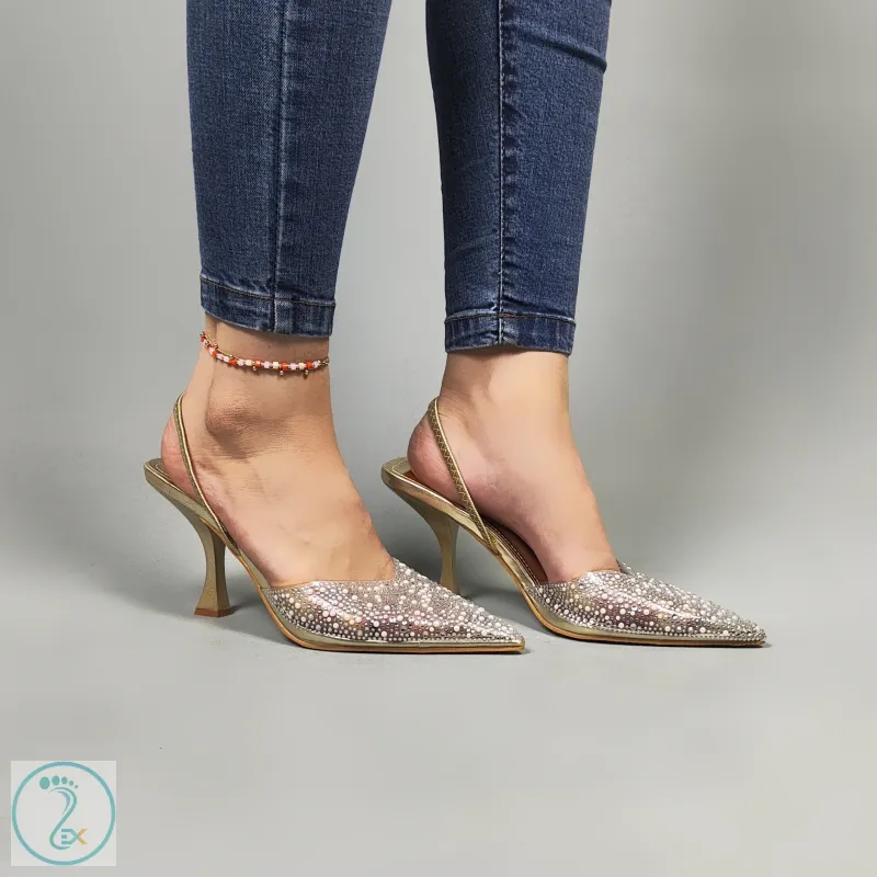 کفش مجلسی نگین دار