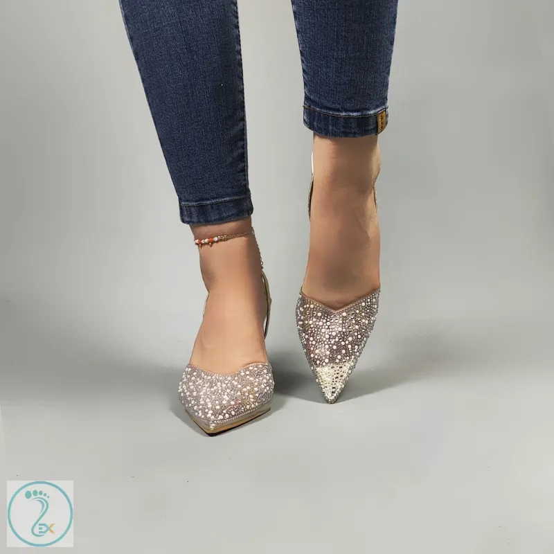 کفش مجلسی نگین دار