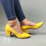 کفش مجلسی زرد 15