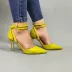 کفش مجلسی زرد زنانه 4